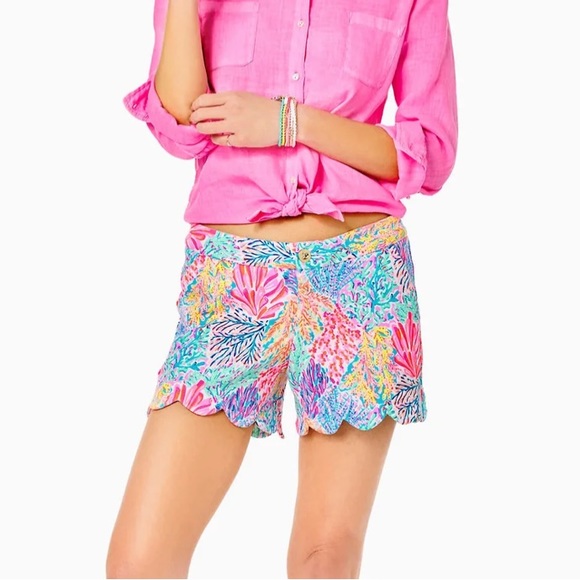 {Lilly Pulitzer} Brand New Buttercup Knit Shorts - Picture 3 of 10